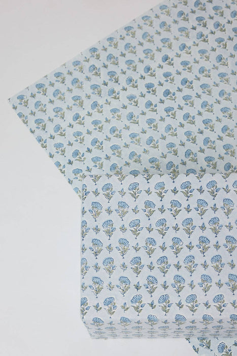 Block Printed Wrapping Paper Sheet