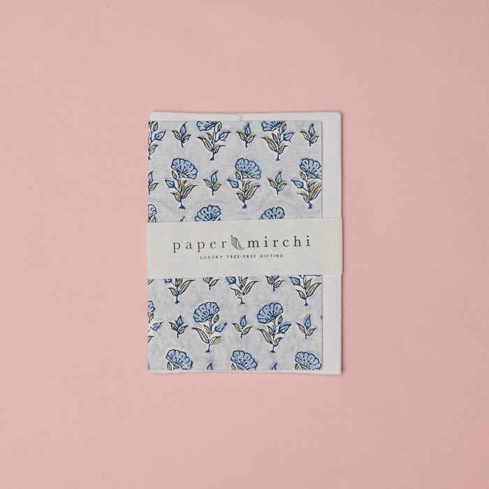 Hand Block Printed Greeting Card