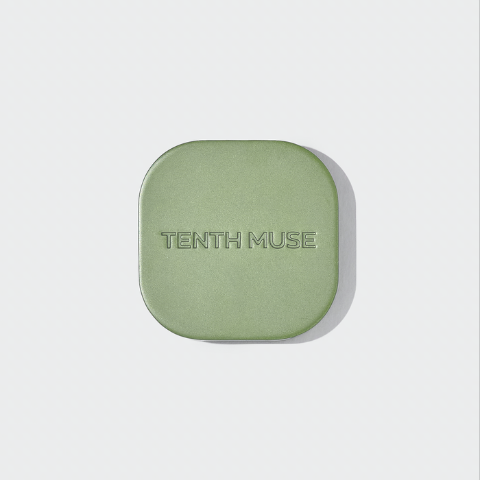 Tenth Muse Solid Perfume Balm Metal Refillable Vessel Green