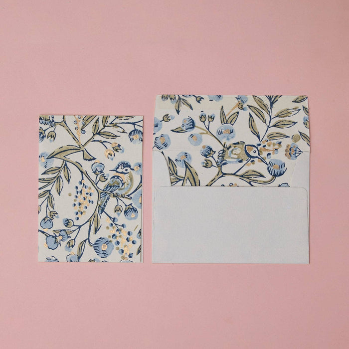 Hand Block Printed Greeting Card