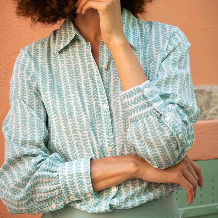 Chemise Alka Bormette - Vert