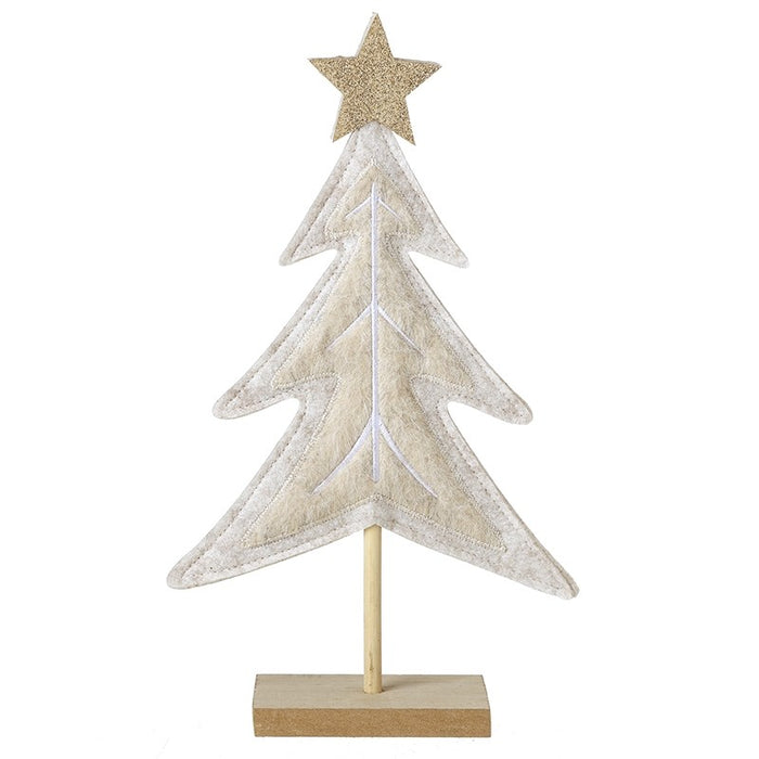 Cream Felt Tree