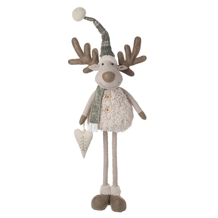 Tall Standing Reindeer With Heart