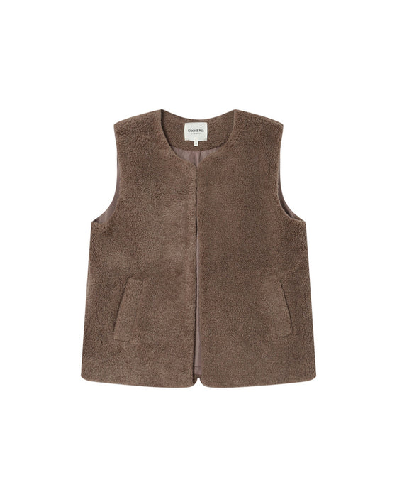 Grace & Mila Sinatra Sleeveless Jacket