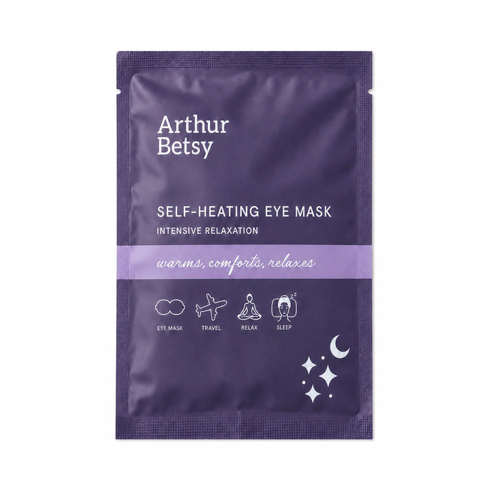 Self-heating eye mask