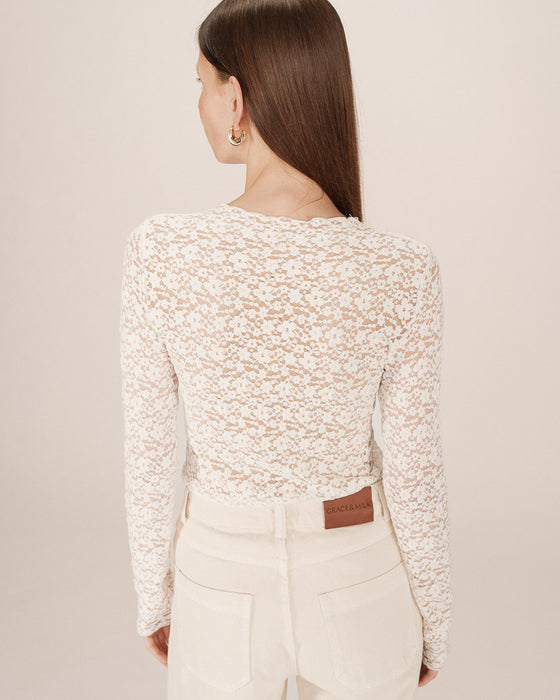 Grace & Mila Shady Lace Top